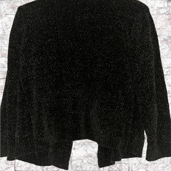 Faux Chenille Open Cardigan - Picture 6 of 7